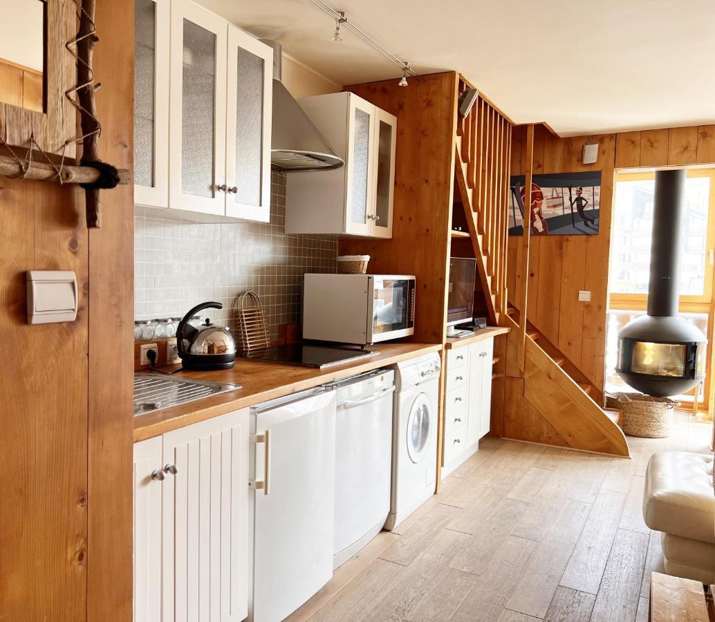 Dernier Etage Avec Vue Sur Les Montagnes Emplacement Exceptionnel Au Coeur De Val Thorens Ski Aux Pieds Prestations Incluses Ngoại thất bức ảnh